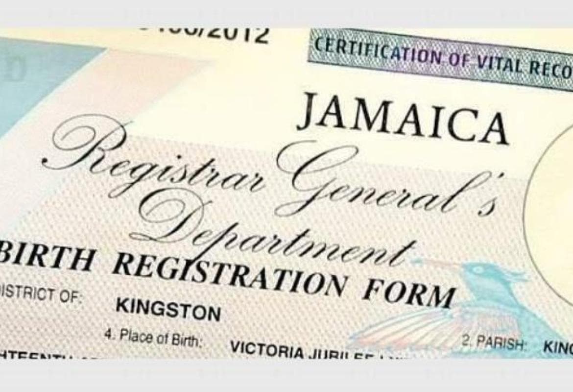 Residents receiving birth certificates